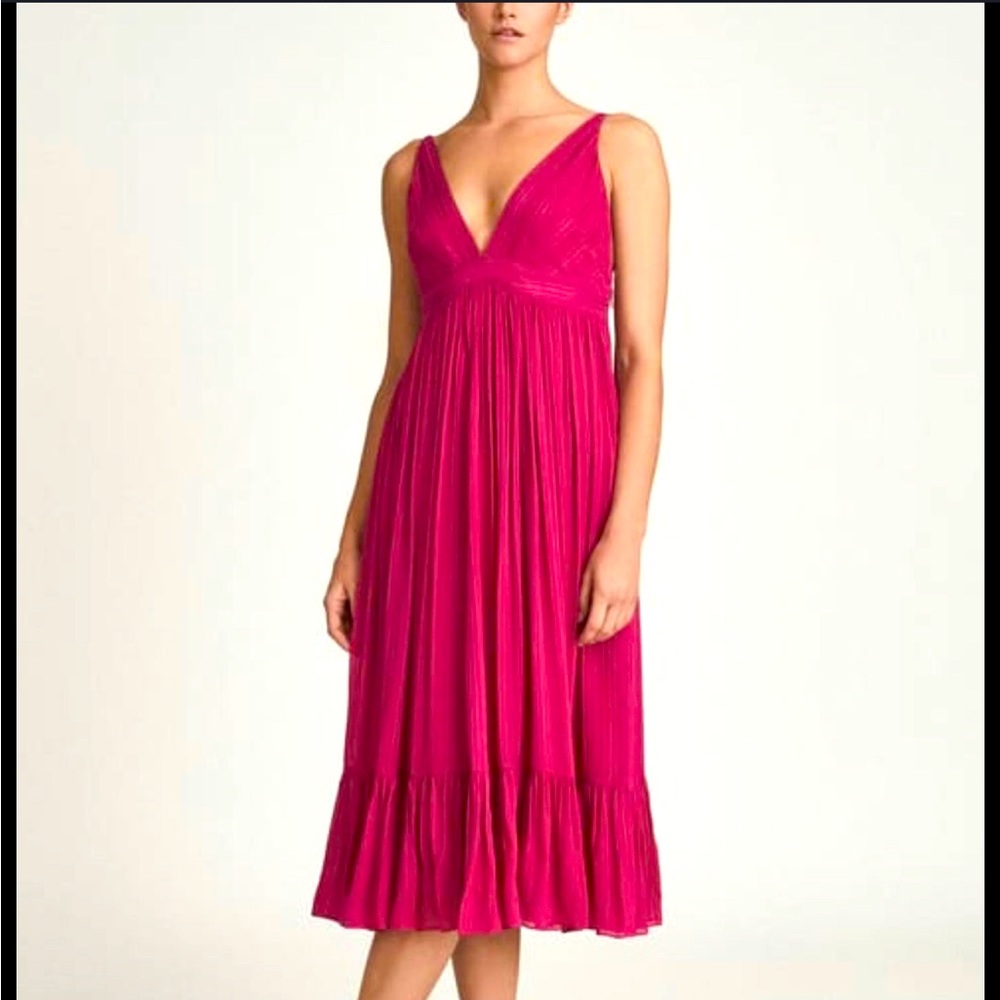 Reiss Marie V neck dress